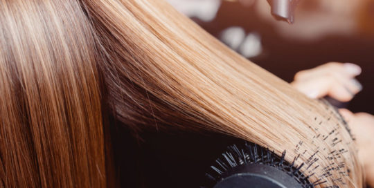 Blow Dry Brown Hair